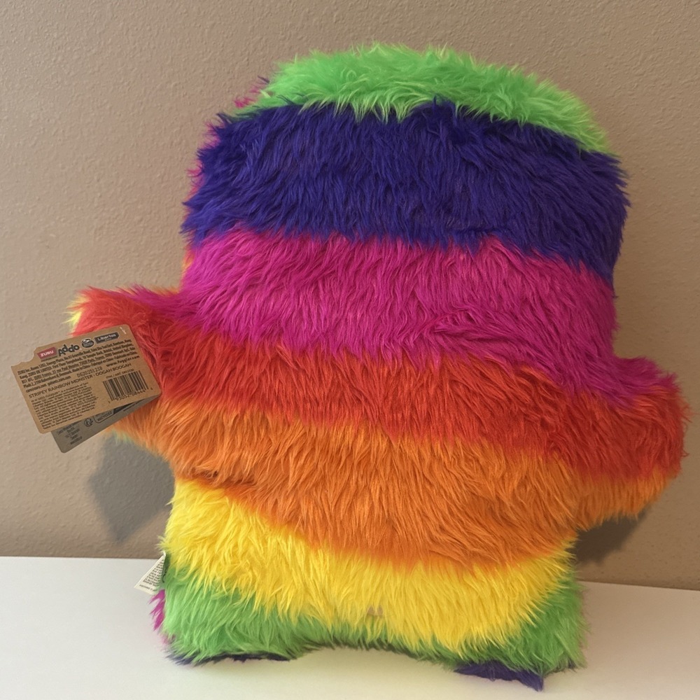 BIGG FUGGLER Fugg Oogah Boogah 17" Rainbow Plush Tie-dye‎ XL Big NEW - Picture 5 of 12